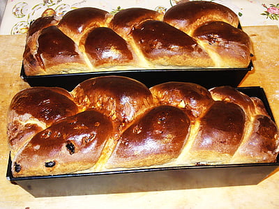 bolle, chałka, brød, kage, kagen, Sød, spise
