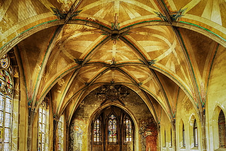 church, gothic, historically, architecture, religion, dome, lost places