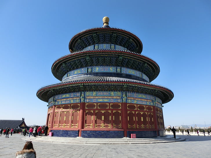 Kína, Peking, templom, a Föld középpontja, építészet, buddhizmus, vallás