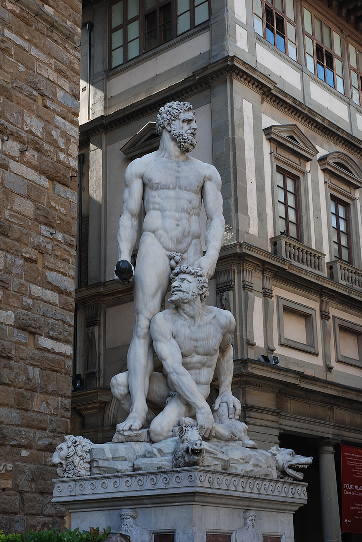 Florencie, Itálie, Italia, Památky, plastiky, Architektura, sochy
