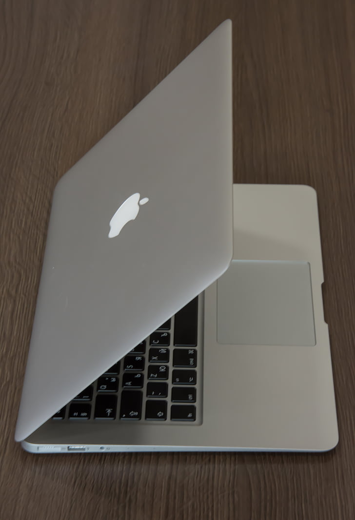 apple, computer, contemporary, desk, device, display, electronics