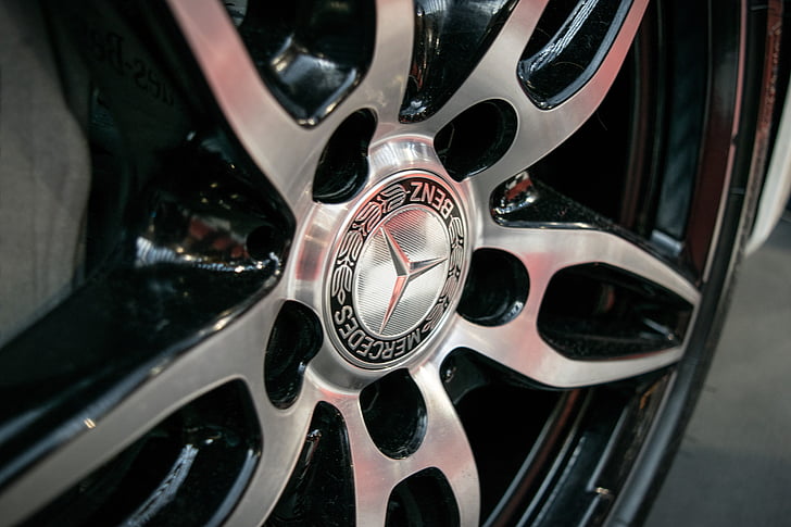 Mercedes-benz, Mercedes, rodes, llantes, frens, logotip, cotxe