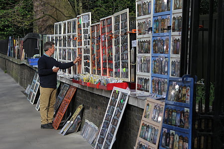 art-buying process, london, park