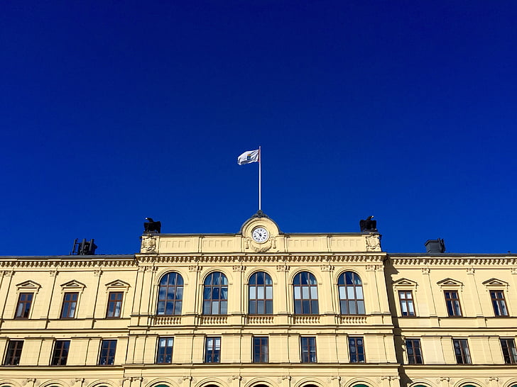 Karlstad, Szwecja, Karlstad courthouse, Architektura, Värmland, na zewnątrz budynku, słynne miejsca