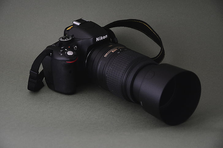 imatge, Nikon, càmera, fotografia, digital, teleobjectiu, periodista