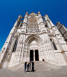 katedralen, Beauvais, Picardy, Frankrike, gotisk, kirke, arkitektur