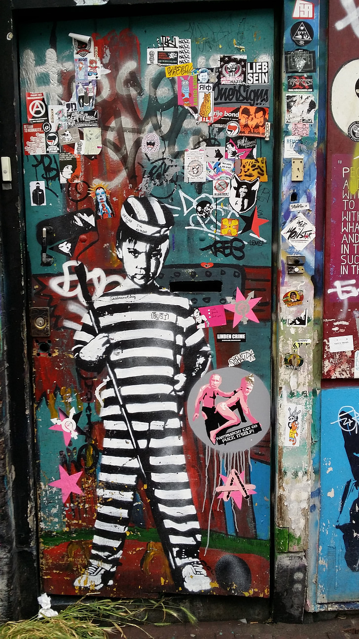Amsterdam, ielu māksla, grafiti, aerosols, māksla, mākslas darbs, dusmas