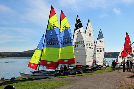 sail, sailing boats, water, sailing vessel, blue, water sports, mast