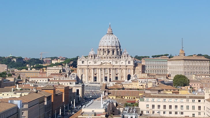 st peter's, rome, ba, vatican, dome, basilica, ancient