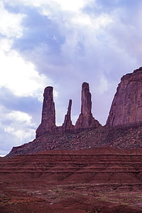 Monumen valley, batu, Monumen, Lembah, pemandangan, Arizona, perjalanan