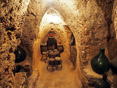 cave, crock, ancient vessel, bowl old, stone, jar, old