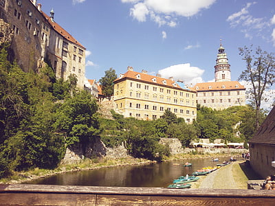 Tower, jõgi, kivist torn, Lõuna-Tšehhi maakond