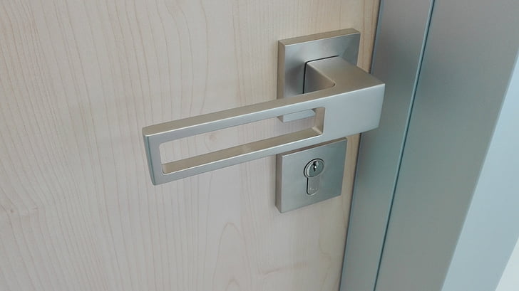 Free photo: door, handle, the safety of the, rosette - Hippopx