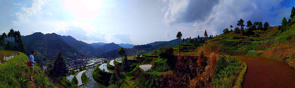 guizhou, terrace, the scenery, nature, mountain, asia, agriculture