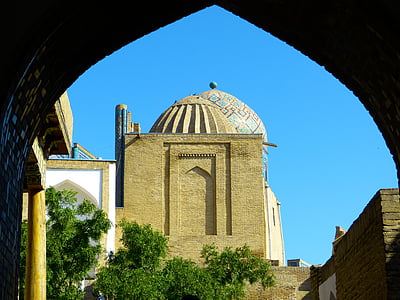shohizinda, 墓地, 撒马尔罕, 乌兹别克斯坦, 陵墓, 陵墓, 建筑