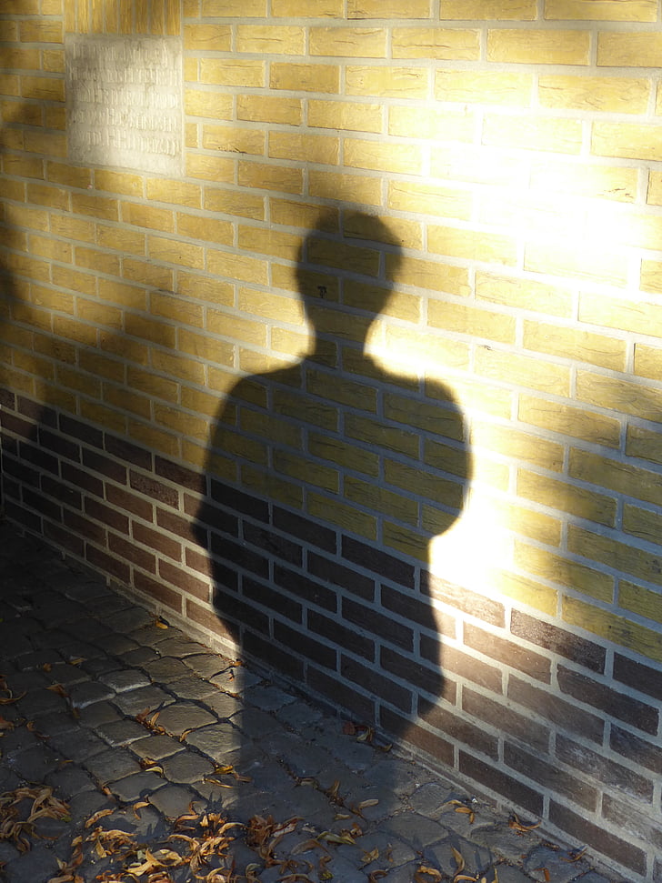 shadow, figure, sunlight