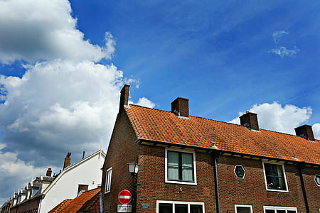 maison, maison hollandaise, bâtiment, architecture, architecture néerlandaise, style provincial