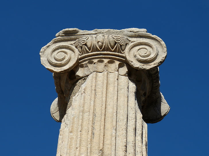 エフェソス, アンティーク, 古代, 柱, 寺, 破滅, 古典的なアーキテクチャ
