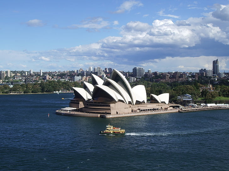 Opera house, Sydney, bygning, arkitektur