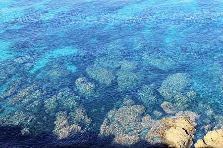 Korzički, more, vode, plava, odmor, ljeto, transparentnost