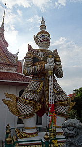 palác, chrámový komplex, věže, bohoslužby, Bangkok, Lumphini park, víra