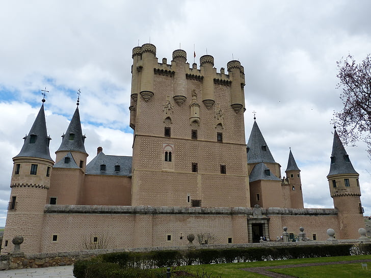 Alcazar, Fortaleza, Segovia, Espanha, cidade velha, Castela, Historicamente
