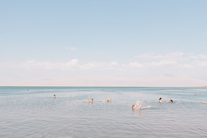 people, swimming, beach, nature, water, ocean, sea