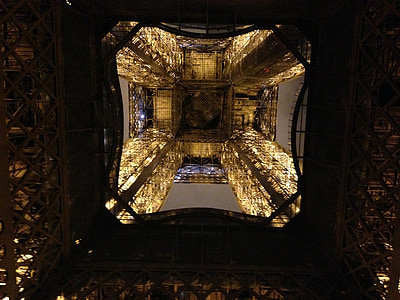 Eiffeltårnet, Paris, Tower, Eiffel, Frankrig, arkitektur, Europa
