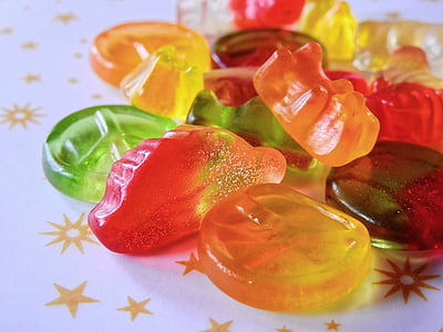 gummibärchen, Candy, pokúšať sa, chutné, farebné, sladký, ovocné želé