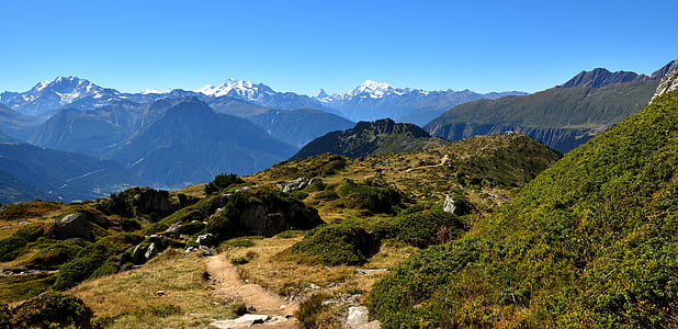 Príroda, hory, vzdialenosť, Príroda, Alpine