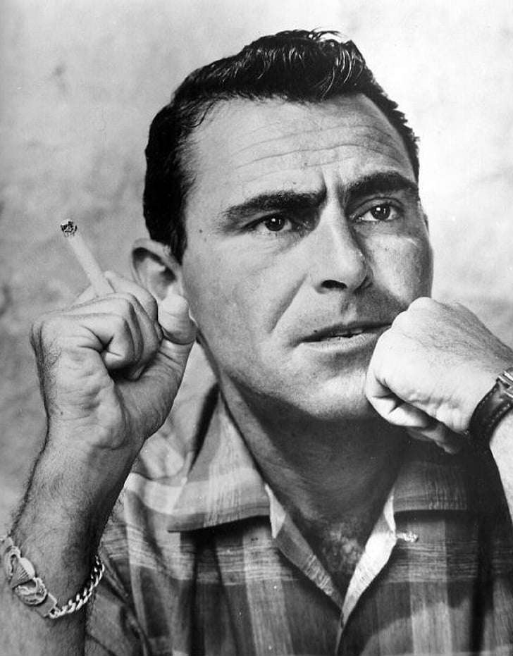 rod serling, narrator, screenwriter, playwright, producer, television, tv