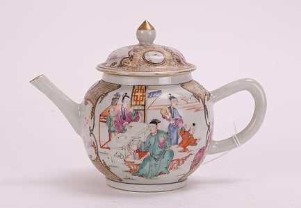 pot, Flagon, porcelán, konténer, vízforraló, teáskanna, tea - forró ital
