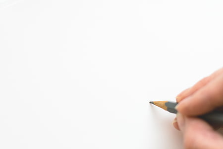 ruku, olovka, papir, crtanje, pisati, ljudska ruka, dio ljudskog tijela