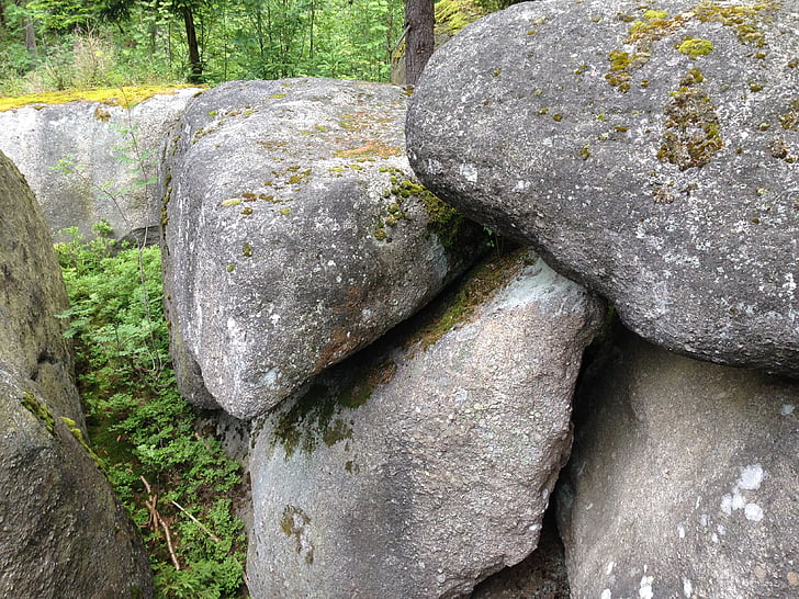 Rock, Megalithen, Labyrinth, Steinen, Fichtelgebirge, Formationen