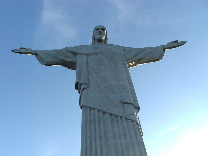 Kristus, Rio de janeiro, fred, staty, Jesus, berömda place, monumentet