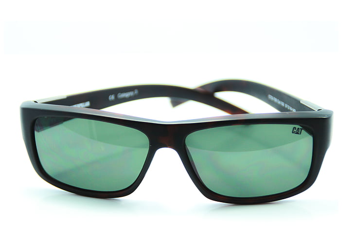 bezel, sunglasses, black, green, glass, white, white background