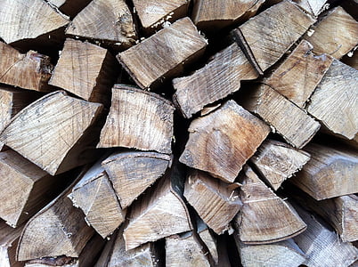 kayu, log, tumpukan kayu, alam, hutan, Piala, gergajian