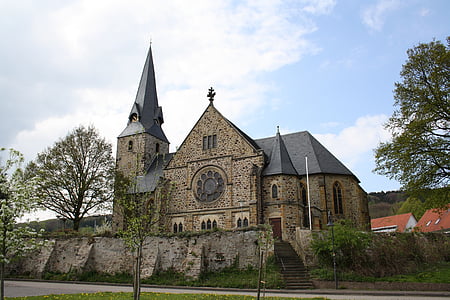 Église, luthérienne, Bartholomew, Saint, architecture, religion, l’Europe