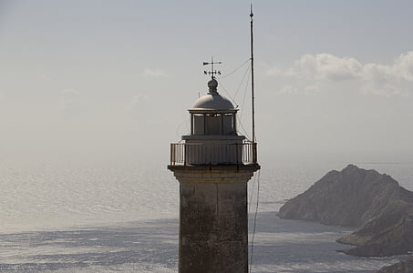 Lighthouse, havet, Ocean, Sky, resor, blå, kusten