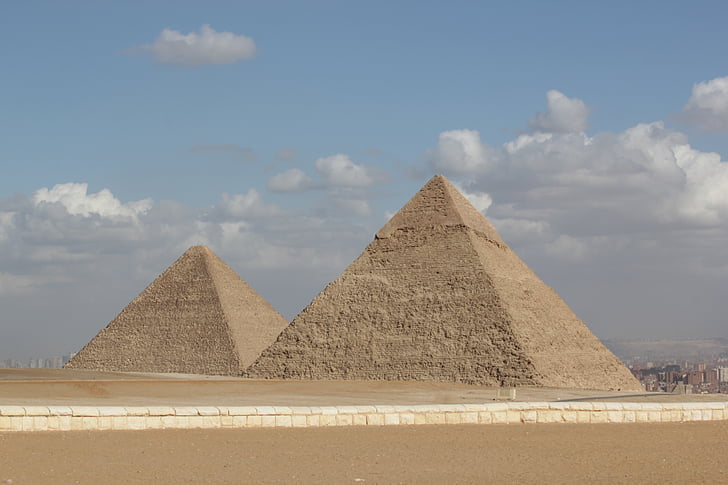 Piràmide, ghyze, Egipte, Gizeh, El Caire, gran piràmide, faraó