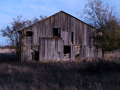 granero, rural, granja, histórico, Scenic, madera, abandonado