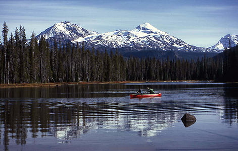 landscape, scenic, canoeing, boat, recreation, fun, canoe