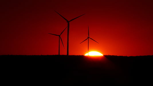 Větrná energie, windräder, Větrná energie, obnovitelné zdroje energie, energii, environmentální technologie, aktuální