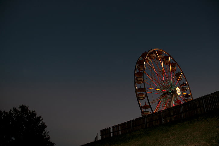 grande roue, State fair, Carnaval, attraction, Parc des expositions, Parc d’attractions, Cirque