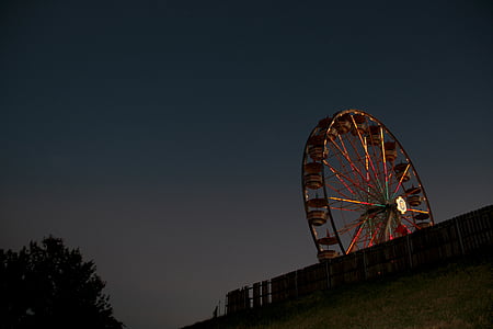 ferris wheel, state fair, carnival, attraction, fairground, amusement park, circus