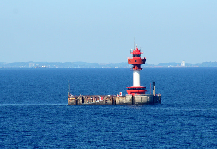 Lighthouse, vee, Sea, Ocean, Lake, laine, Beach