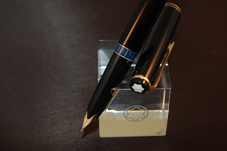 fountain-pen, pen, write, author, writing, gold, ink