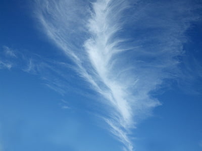 núvols, cel, Cirrus, blau, Cloudscape, formació de núvols, cel blau