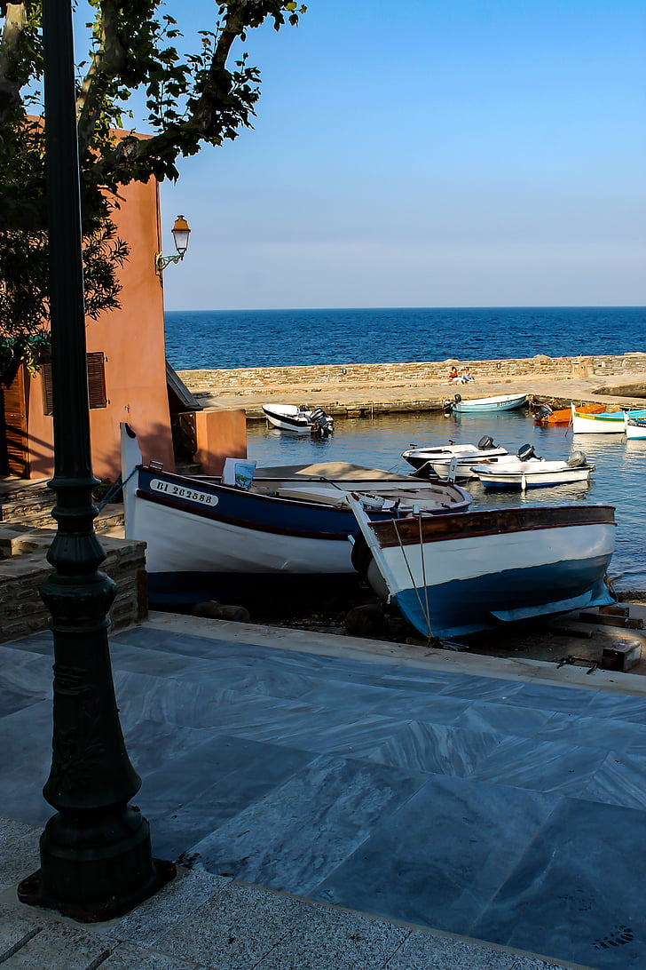 boot, port, mediterranean