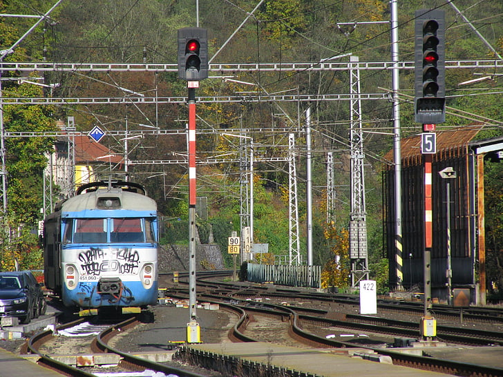 đường sắt, giao thông vận tải, Ga tàu lửa, dường như, Arnaus, tín hiệu, giao thông đường sắt